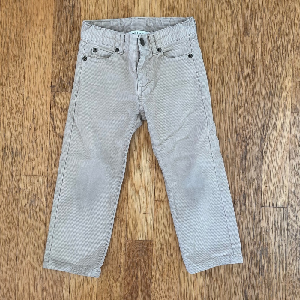 Kids Janie and Jack corduroy pants. Brown. Size 3